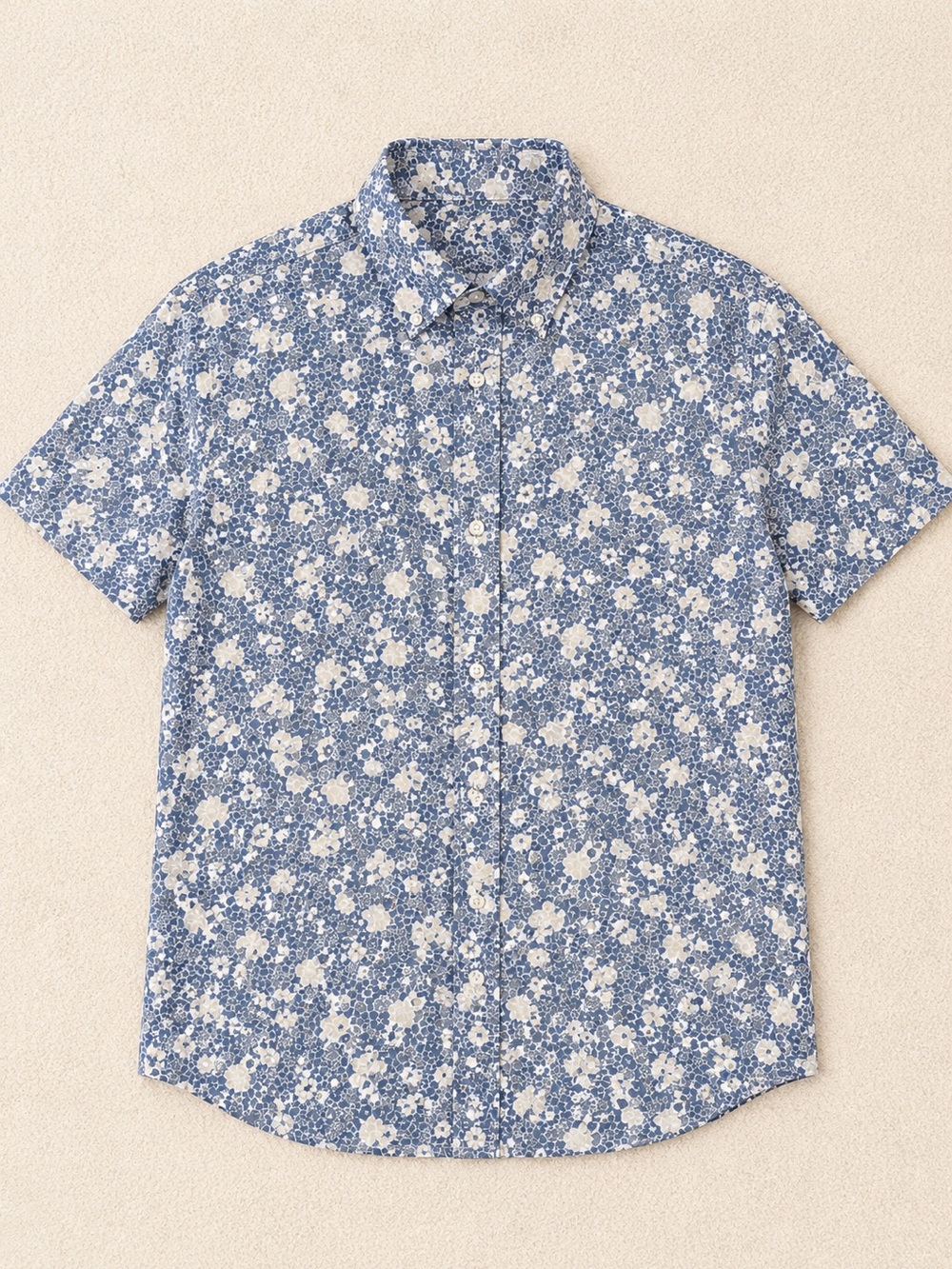 Abercrombie Men's Short-Sleeve Floral Button-Down Shirt